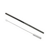 Custom Stainless Steel Straw -- Black, 8 1/2