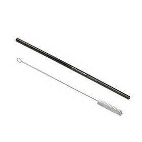 Custom Stainless Steel Straw -- Black, 8 1/2" L x 1 1/4" Diameter