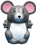 Custom Mouse, 2.5" L x 3" H x 1.3" W, Price/piece