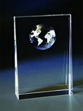 Custom 127-G2157  - Planet Earth Award-Optic Crystal