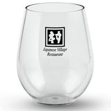 Custom 20 Oz. Stemless Acrylic Wine Glass