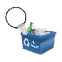Custom Recycle Bin Key Tag