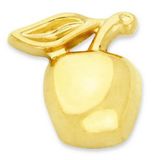Blank Golden Apple Pin, 1/2