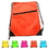 Custom Zippered Drawstring Bag, 13 2/5" W x 17 3/5" H, Price/piece