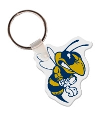 Custom Bee Mascot Key Tag