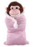 Custom Soft Plush Monkey in Baby Sleeping bag 8