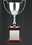 Custom Swatkins Endurance Cup Award w/ 2 Cast Handle/ Walnut Base (11.5"), Price/piece