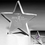 Custom Star Acrylic Laser Engraved Paperweight (5