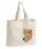 Custom Cotton Canvas Tote Bag, 14" W x 16" H, Price/piece
