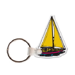 Custom Sailboat Key Tag