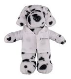 Custom Soft Plush Dalmatian in Doctor's Jacket 8