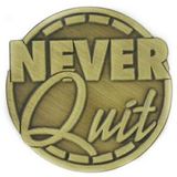 Blank Corporate - Never Quit Pin, 7/8