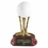 Custom 6" Golf Trophy w/Golf Ball atop Golf Club Pedestal & Wood Base, Price/piece