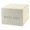 Custom White Gloss Gift Box (8"x8"x6"), Price/piece