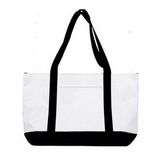 Blank Shopping Tote Bag 2 Tone, 19