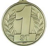 Custom 500 Series Stock Medal (1st) Gold, Silver, Bronze