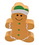 Custom Gingerbread Man Stress Reliever Squeeze Toy, 3 1/2" W x 2 3/4" H x 1" D, Price/piece