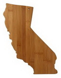 Custom California State Cutting & Serving Board, 14 1/4