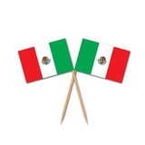 Custom Mexican Flag Picks, 2 1/2