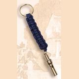 Custom Mini Brass Whistle with Polyester Braided Strap, 2