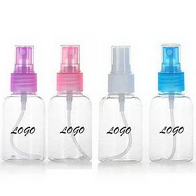 Custom Transparent Spray Bottle, 3.4" H x 1.2" D