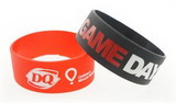 Custom Broad Recycled Silicone Wrist Band with Printed Logo, 8
