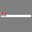 12" Ruler W/ Full Color Flag Of Kiribati, Price/piece