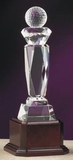Custom Crystal Golf Supremo Award (12