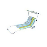 Custom Wheel Beach Chair, 57 7/8