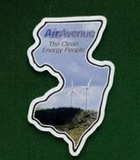 Custom 3.1-5 Sq. In. (B) Magnet - State of New Jersey, 30mm Thick