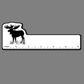 Custom Moose 6 Inch Ruler