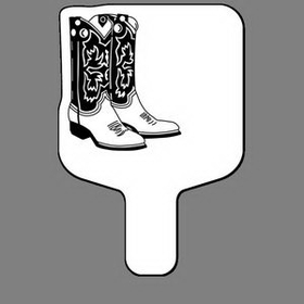 Custom Handheld Fan W/ Cowboy Boots