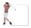 Custom Golfer Magnet (7.1-9 Sq. In. & 30mm Thick), Price/piece
