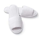 Custom Women's Open Toe Microfiber Slippers