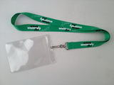 Custom Lanyard With Clear Vinyl Pouch., 36