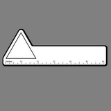 Custom Triangle 1-13/16 X 2-1/8 6 Inch Ruler