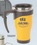 Custom 16 Oz. Yellow Color Coated Stainless Steel Mug (Screened), Price/piece