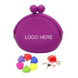 Custom Pocket Silicone Change Purse Coin Pouch, 3 7/8