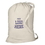 Custom Light Canvas Laundry Bags, 24" W x 34" H, Price/piece