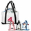 Custom Logo Tote Bag, BOAT TOTE, Resusable Grocery bag, Grocery Shopping Bag, Travel Tote, 18" L x 12" W x 4" H, Price/piece