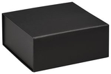 Custom Black Magnetic Closure Gift Box - 6x6x2.75, 6