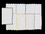 Blank 14"x20" Linen Scallop & Trim Placemats, Price/piece