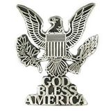 Blank God Bless America Eagle Pin, 1