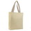 Blank Cotton Canvas Tote with color handles, 15" W x 15" H x 3" D, Price/piece