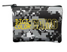 Custom DigiColor Camo Mini Wallet Coin Bag - 4 Color Process (5"x3")
