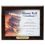 Blank Ruby Color Certificate Holder Plaque w/ Certificate Side Entry Slot, Price/piece