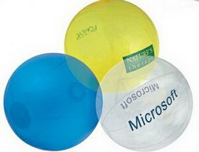 Custom 16" Inflatable Transparent Beach Ball