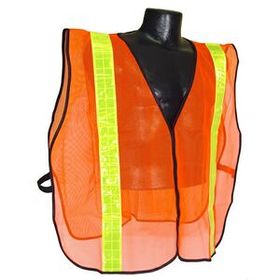 Custom 2" Tape Non-Rated Orange Safety Vest