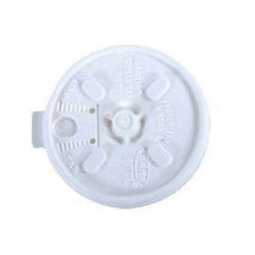 Blank White Lift Lock Tear Back Lid (Fits 10 Oz. Foam Cup)