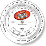 Custom .020 White Plastic Body Mass Index Wheel Calculator (4.25